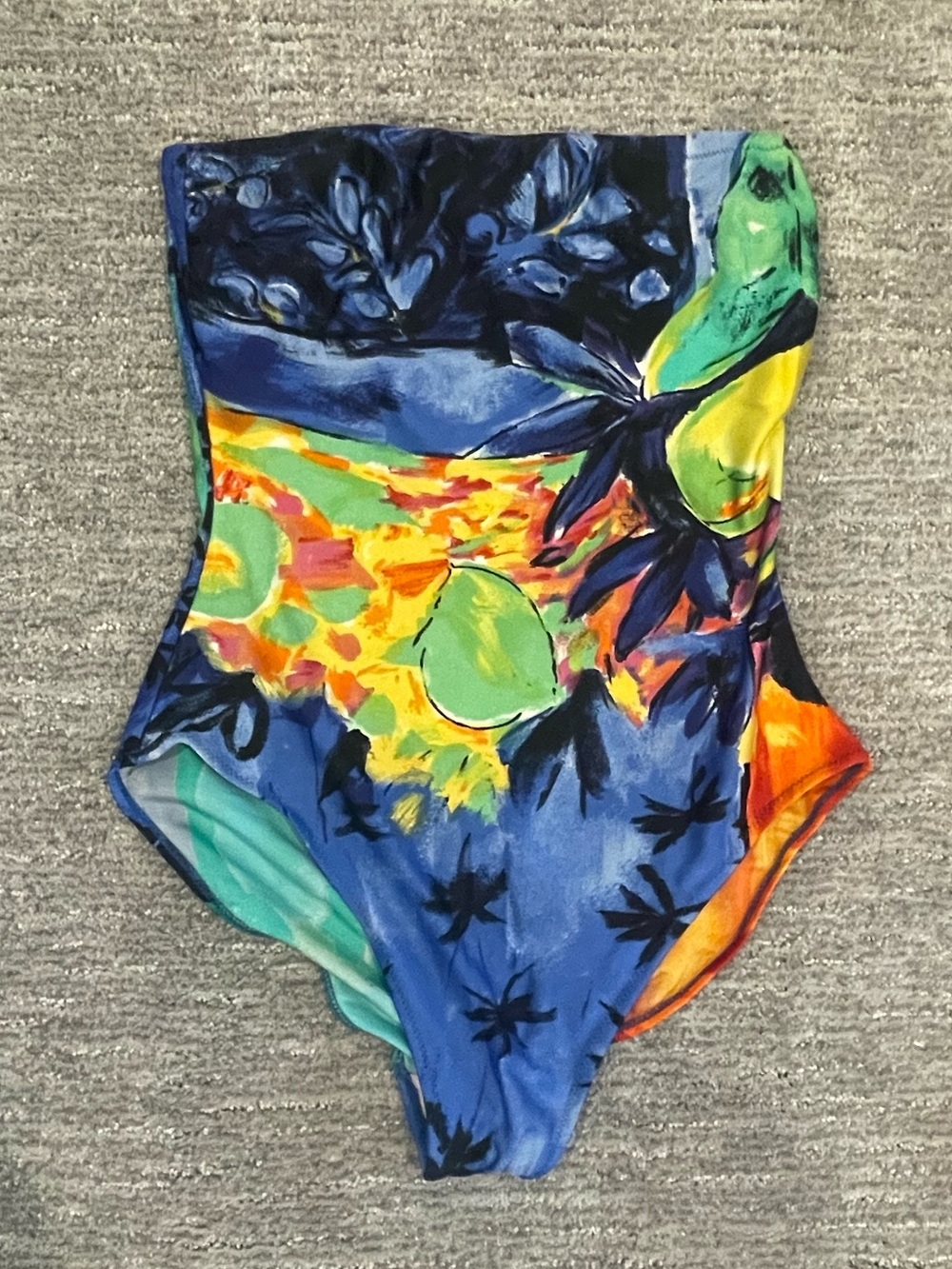 Vintage Gottex Tropicals bathing suit, S